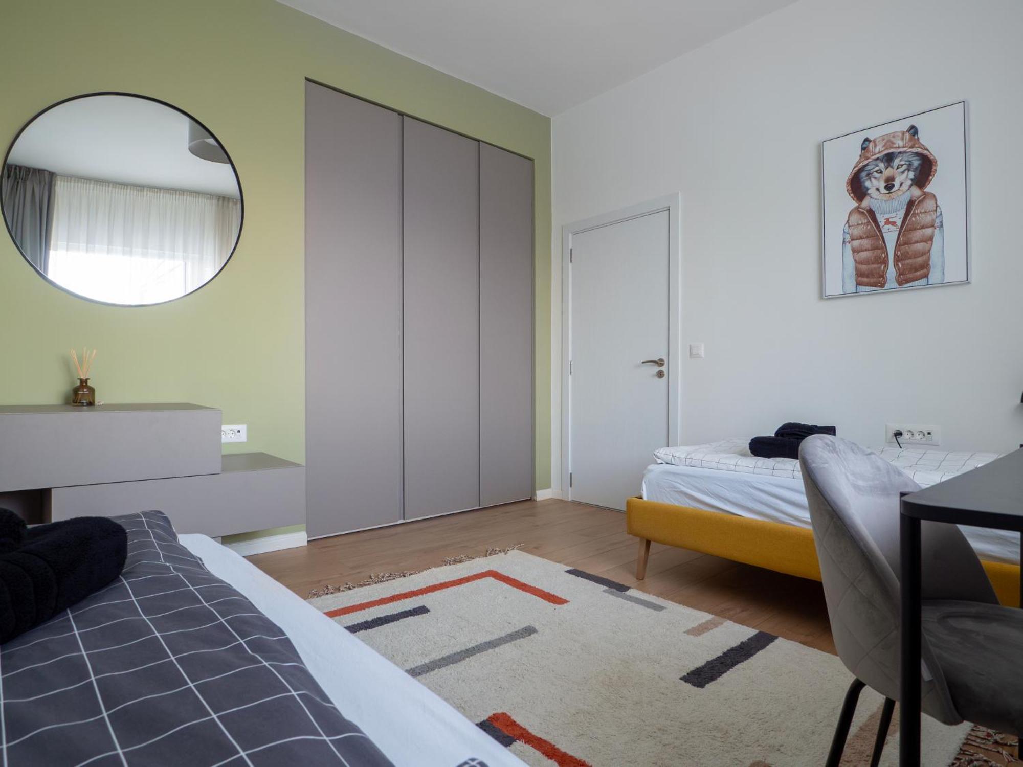 Central Apartment Parking Two Bedrooms Sky Terrace Sofia Eksteriør billede